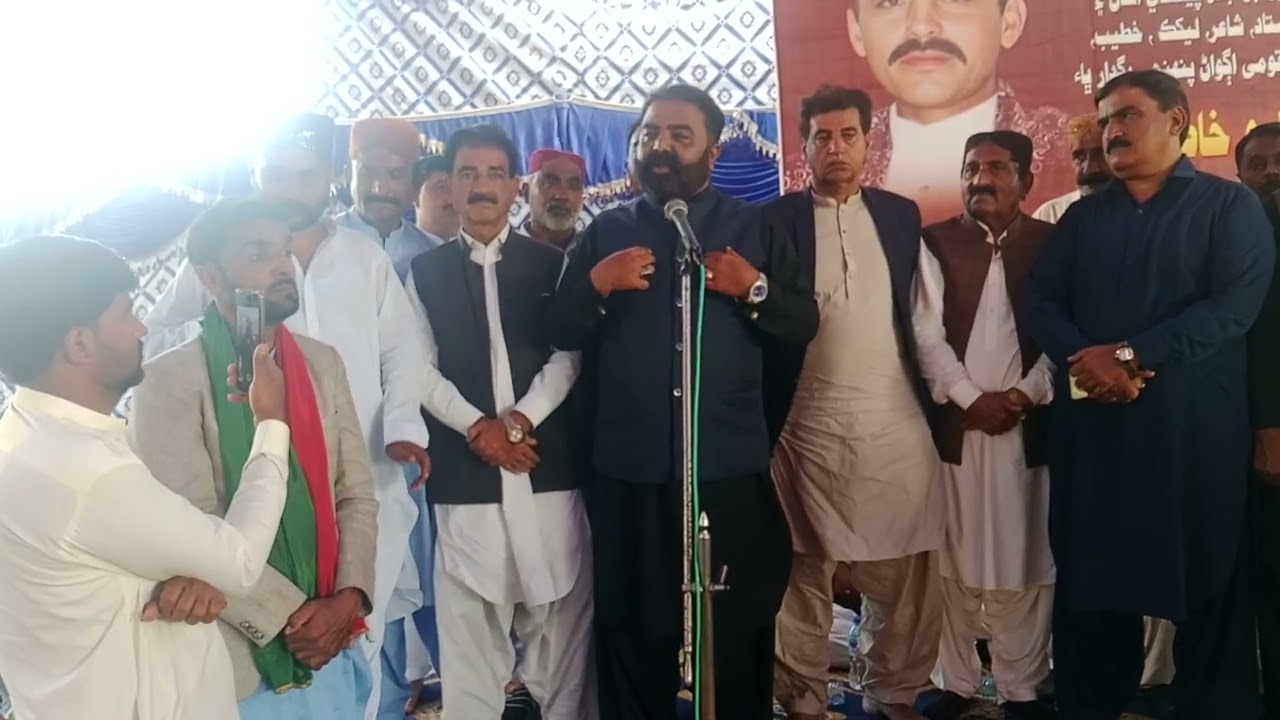 سائين الهرکيو خاصخيلي جي چاليهي جي موقعي تي چيف آف خاصخيلي سردار غلام مرتضا خان خاصخيلي صاحب جو خطاب