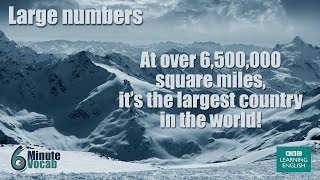 How to say and describe large numbers: 6 Minute Vocabulary How to say and describe large numbers: 6 Minute Vocabulary