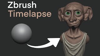 Dobby 3D Sketch Timelapse | ZBrush Speed Sculpt