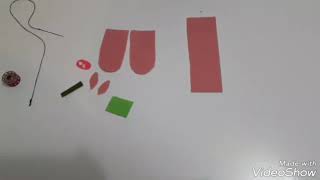 Keçeden parmak kukla yapimi (çiftlik hayvanları-domuzcuk)