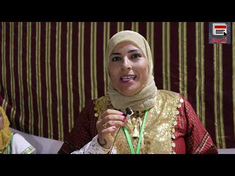 إيمان عويساوي حرفية من بوحجلة منظمة معرض المرأة الحرفية مهرجان الفروسية المغاربي 