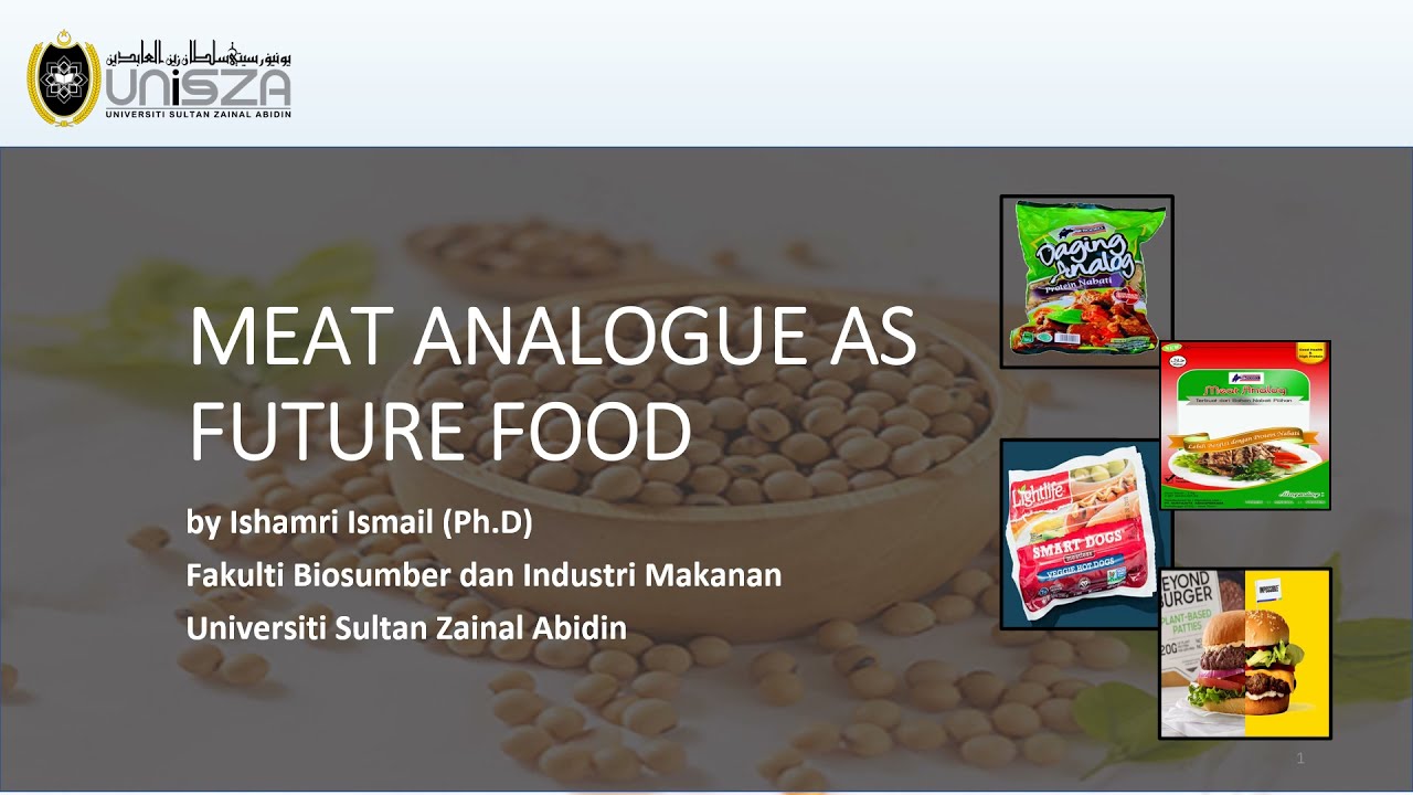 MEAT ANALOGUE AS FUTURE FOOD