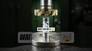 Crushing Liquid-Filled Objects 😳 (Explosions, Foam &amp; Pressure!) #hydraulicpress #satisfying #shorts