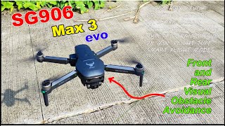SG906 MAX 3 EVO 4K 3-AXIS GIMBAL VISUAL OBSTACLE AVOIDANCE  UNBOXING FLIGHT TEST PART 1 (TAGALOG)