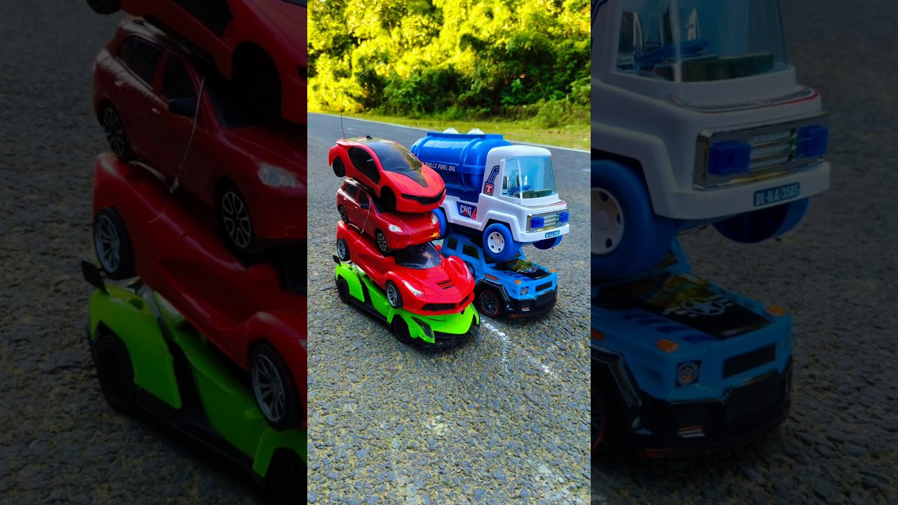 Remote Wala Oil Tanker and Five Racing Car Taste 🚀