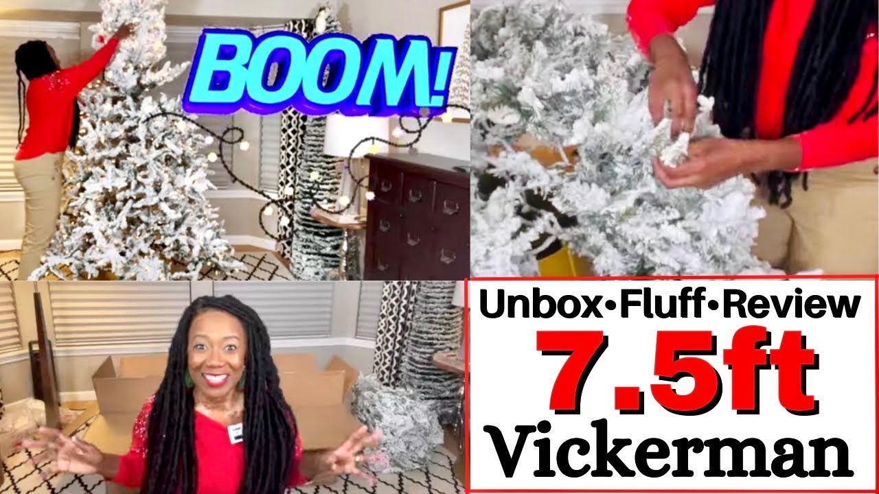 Best Flocked Artificial Tree | Vickerman | Amazon | 2021
