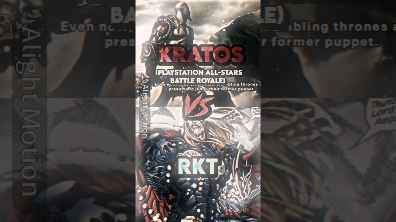 All Stars Kratos Vs Rune King Thor | Battle #shorts