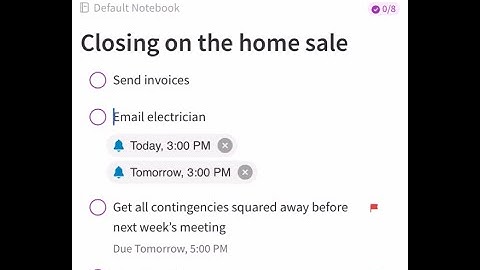 Level Up - Stay on top of tasks on the go with due dates and reminders in Evernote