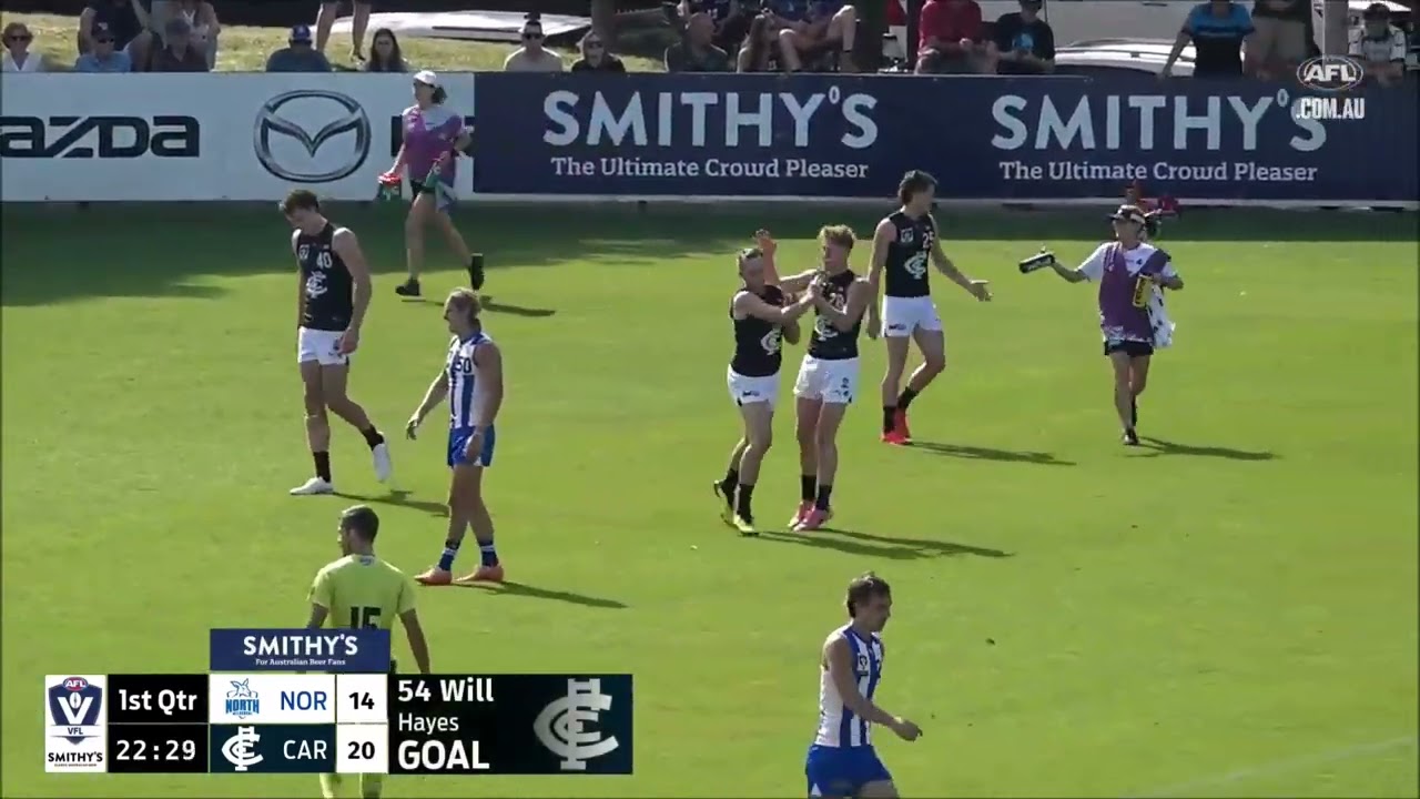 Will Hayes - VFL 2025 Round 4 Highlights - Carlton @ North Melbourne