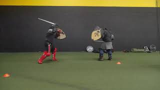 Sword & Heater Shield Fight, David vs Nate