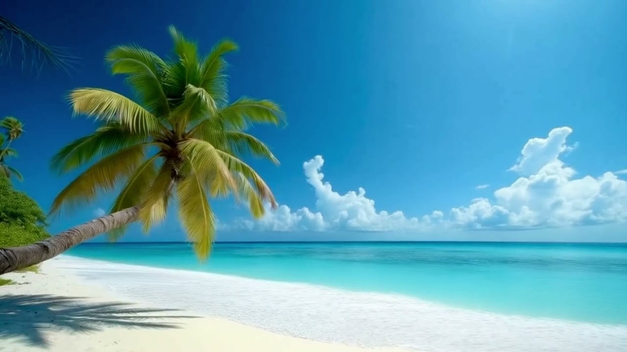 🌊 Sonido del Mar Relajante | Olas Suaves en Playa Paradisíaca para Dormir, Meditar y Relajarse