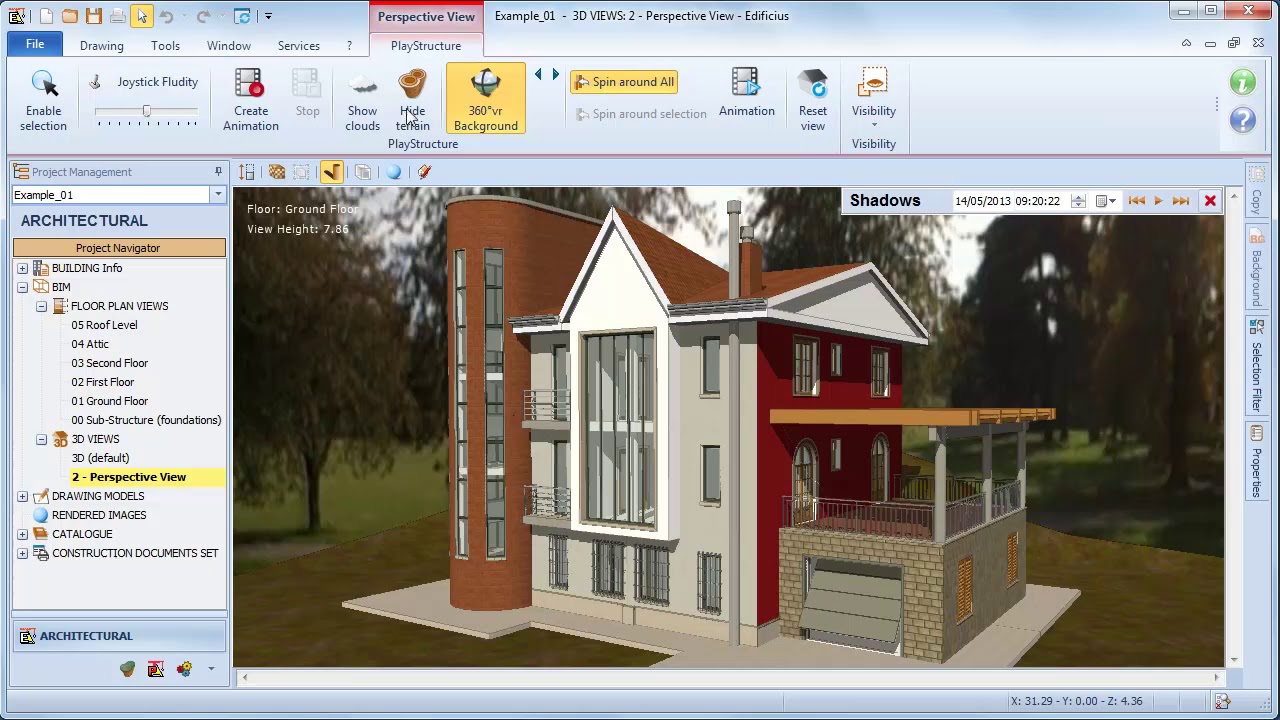 Vídeo Tutorial de Edificius - O Rendering da vista PlayStructure - ACCA ...