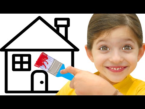 عادل يرسم منزل ا لعيد الشكر فيديو تعليمي ممتع للأطفال الصغار