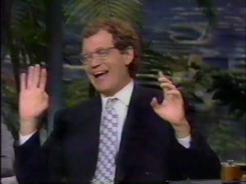 David Letterman on The Tonight Show Starring Johnny Carson