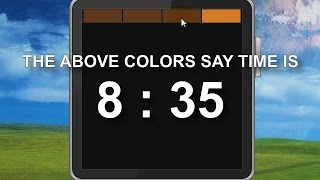 WatC Color Clock widget for wearables screenshot 5