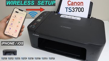 Canon TS3700 Wireless Setup iOS, Add In Canon Print App, Connect To WiFi, Install in iPhone !!