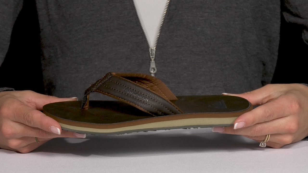 Quiksilver Kids Quiksilver Kids Carver Nubuck Flip Flops (Toddler/Little Kid/Big Kid) SKU: 8456541