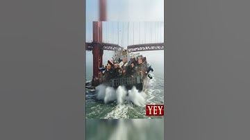 Drone Captures Moment Cargo Ship Hits Golden Gate Bridge #Bridge #AI #Collapse #YesEpicYes