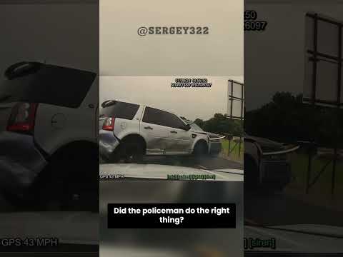 The cop's fault?