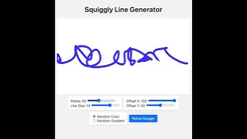 "Squiggly Line Generator" by Mark