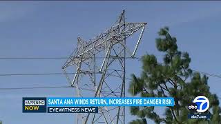 Could your power go out? Santa Ana winds increase fire danger