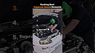 Ranking Best  Hypercar Sound Moments #shortsviral #ranking