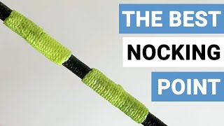 The BEST Archery Nocking Point - How To Tie and Set An Advanced 'Korean' Style Nock Point