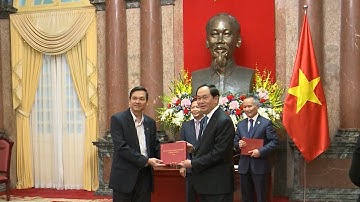 Chủ tịch nước Trần Đại Quang gặp mặt Đoàn đại biểu doanh nghiệp đạt Thương hiệu quốc gia