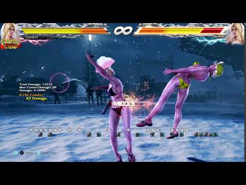 Nina 1,2_df+1,2,SS+1,f,N,2 Combo Tekken 7 PS4 Version