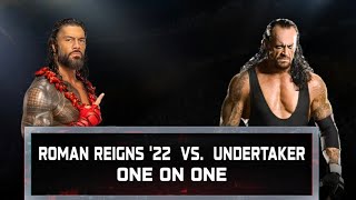 WWE 2k25 - Roman Reigns vs Undertaker: Single Match at Bloodline Arena