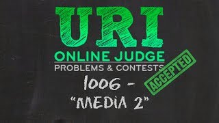 URI 1006 - Média 2 Solução | Linguagem C
