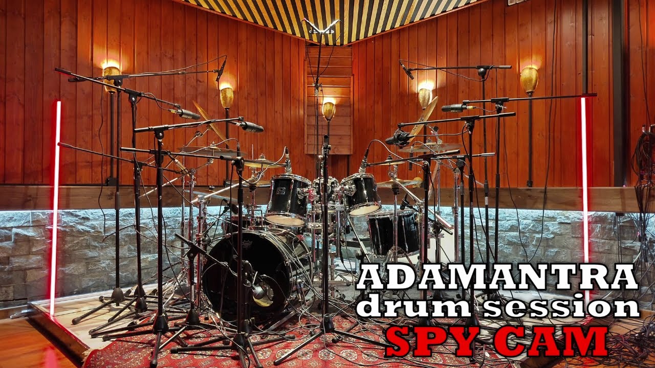ADAMANTRA drum session SPY CAM