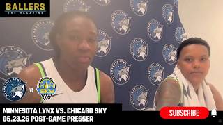 Natasha Howard & Courtney Williams: Minnesota Lynx Postgame Presser | vs. Chicago Sky | 05.23.26
