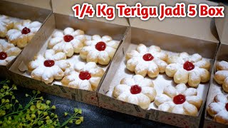 Tanpa Cetakan Khusus, 1/4 Kg Terigu Jadi 5 Box