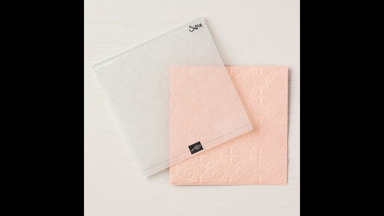 Stampin' Up! Tin Tile Embossing Folder