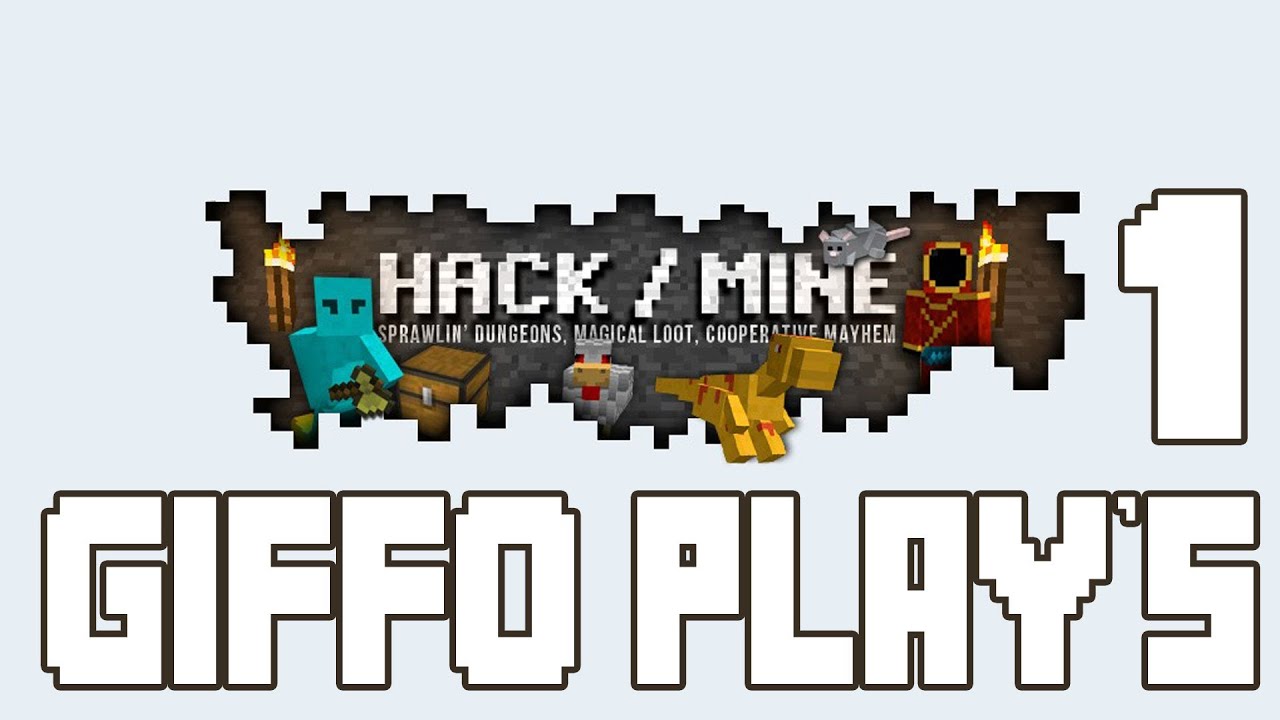 Giffo Play's: Minecraft Hack Slash Mine #1 - Halfling Mage I think