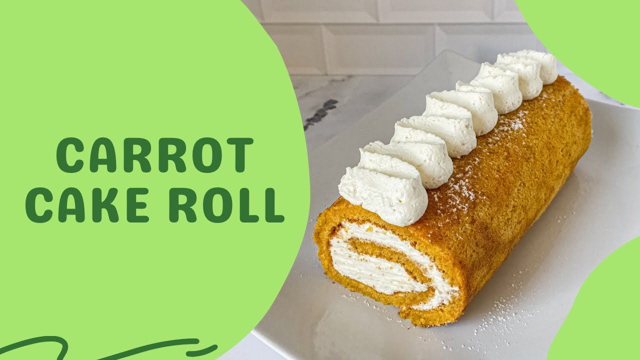Carrot cake roll