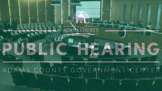 Adams County Public Hearing -- Jan. 6, 2026