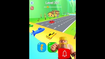 Shape-shifting Funny Race All Levels Gameplay Walkthrough Master Level #301 BeamNG.drive #Shorts