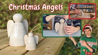 How To Make A Christmas Angel Out Of Clay Throwing, Handbuilding And Glazing