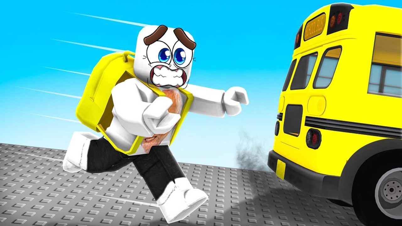 Roblox BUT i'm late to school...