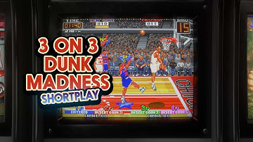 3 On 3 Dunk Madness (Prototype) - 1996 -  Arcade - Shortplay | 4K CRT Monitor Simulation