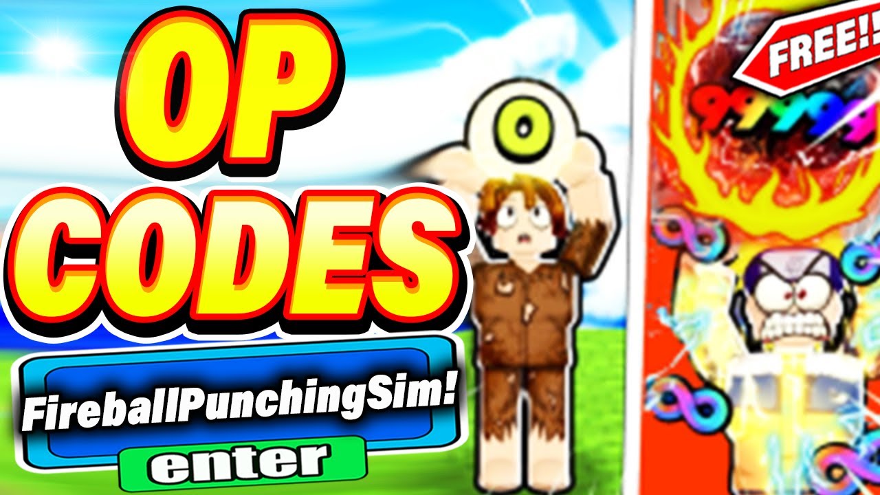 ALL NEW *SECRET CODES* IN ROBLOX FIREBALL PUNCHING SIMULATOR (new codes