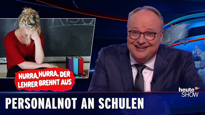 Größere Klassen, weniger Teilzeit, mehr Arbeit – Lehrermangel gelöst! | heute-show vom 03.02.2023