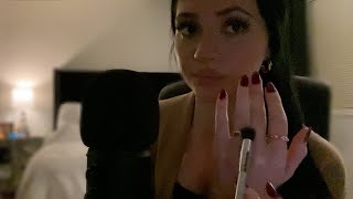 ASMR| HAND BRUSHING/TRACING WITH JEWELRY SOUNDS