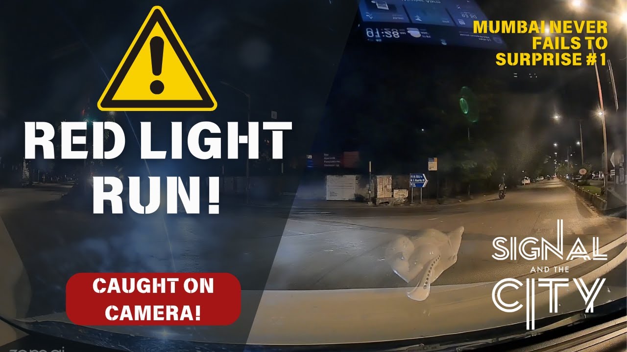 Reckless BMW Runs Through Red Light Late at Night | Dashcam Footage ...