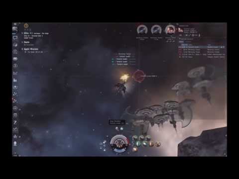 Let's Play Eve Online - Ep 23 - Advanced Military Career Missions 7 - 10.