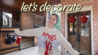 Lets Decorate My Barn For Christmas