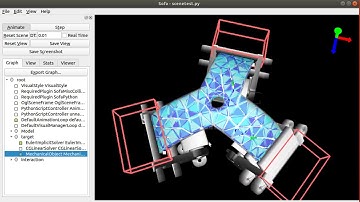 Training a Neural Network for Soft-Robots control using the SOFA simulator