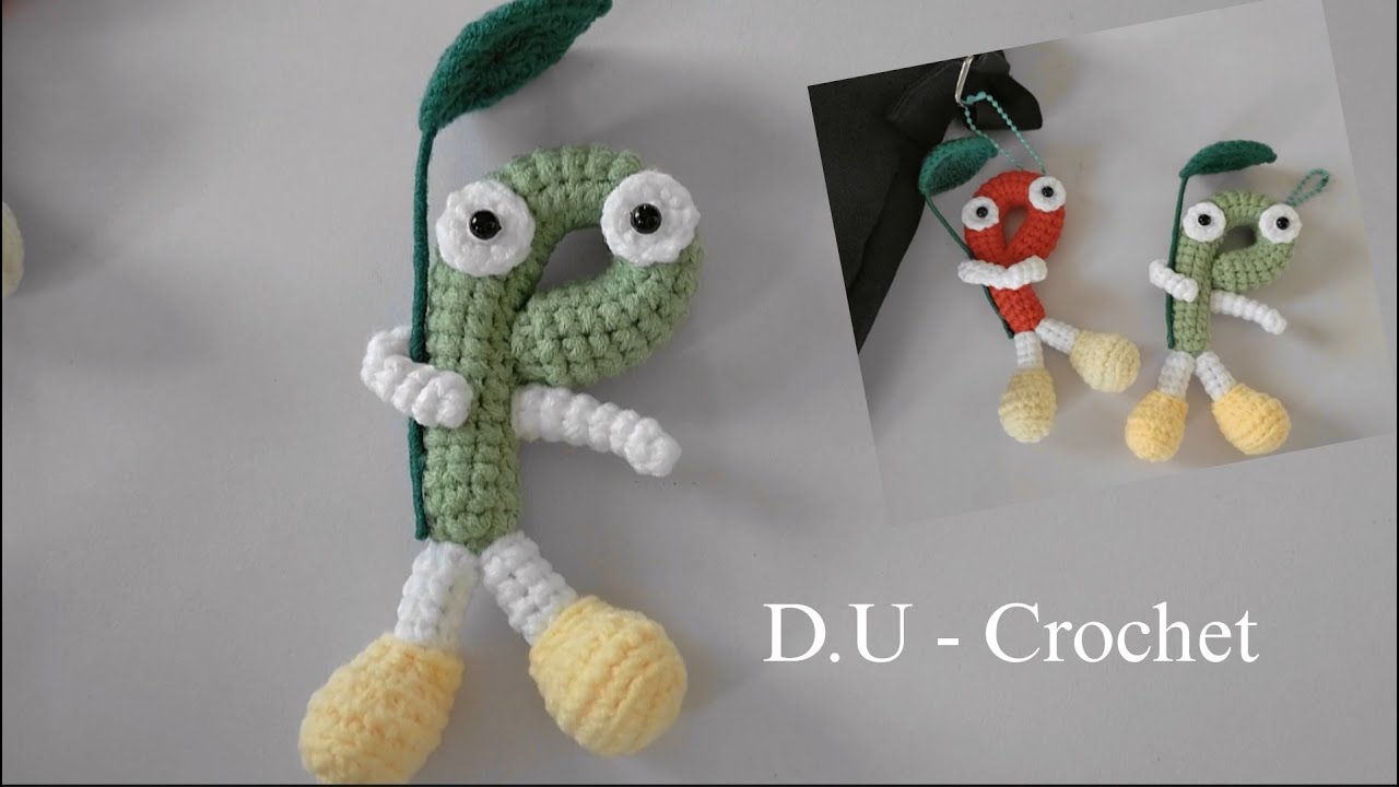 Móc Len Chữ P Bằng Len #hocmoclen #crochet #moclen 